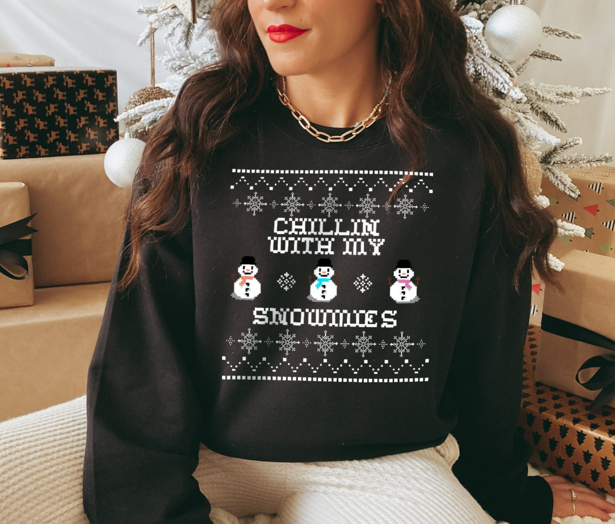 funny christmas snowman sweatshirt - HighCiti