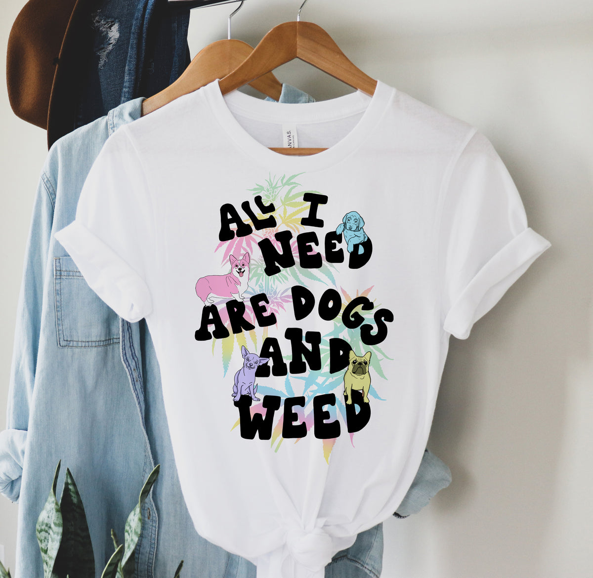 weed dog lover tshirt - HighCiti