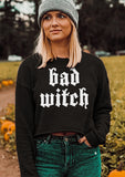 witches halloween crop sweatshirt - HighCiti