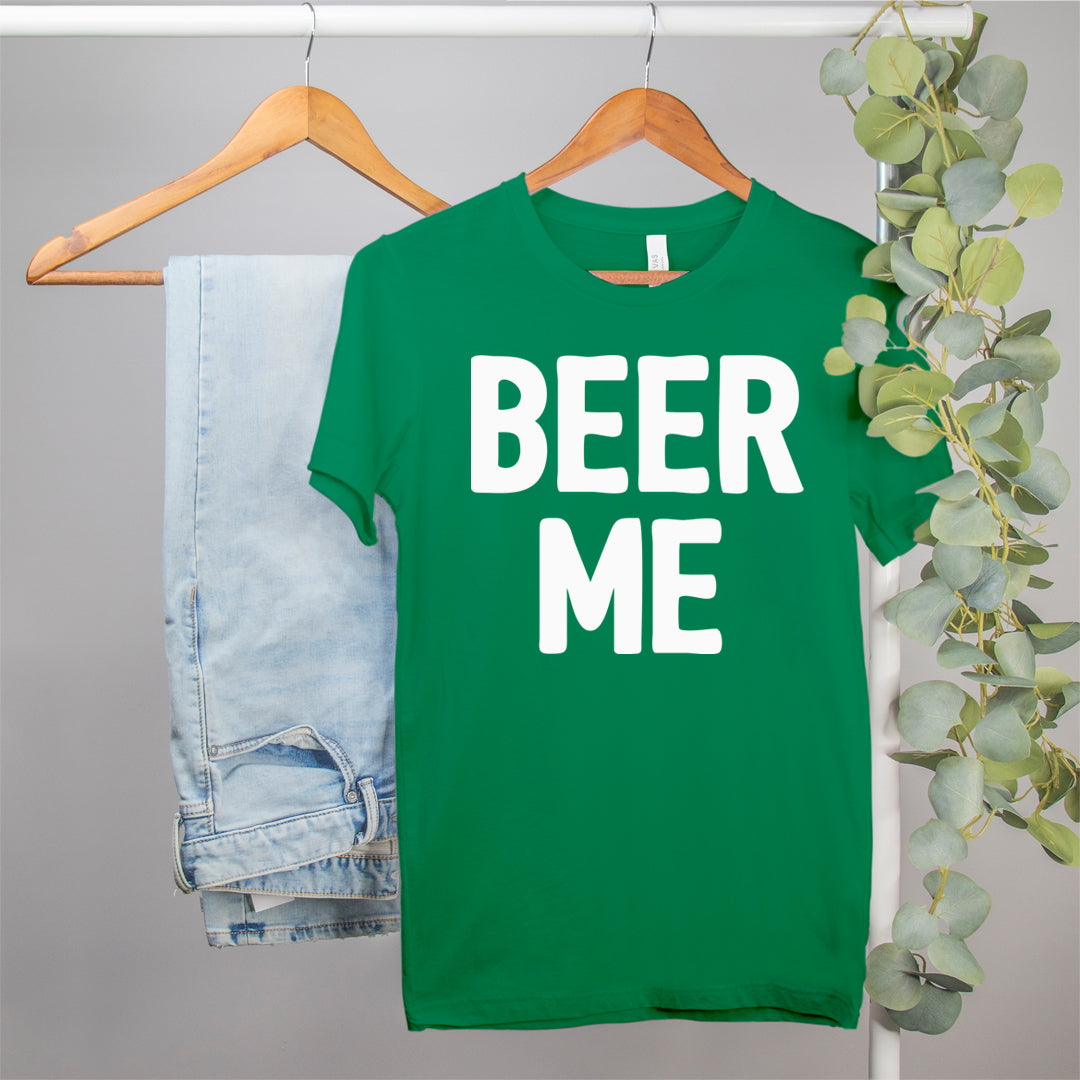beer st patrick's day shirt that says beer me - HighCiti