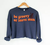 peace and love hippie crop sweater - HighCiti
