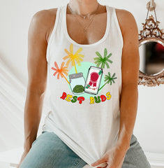 funny stoner tank top with a jar of weed and a beer - HighCiti
