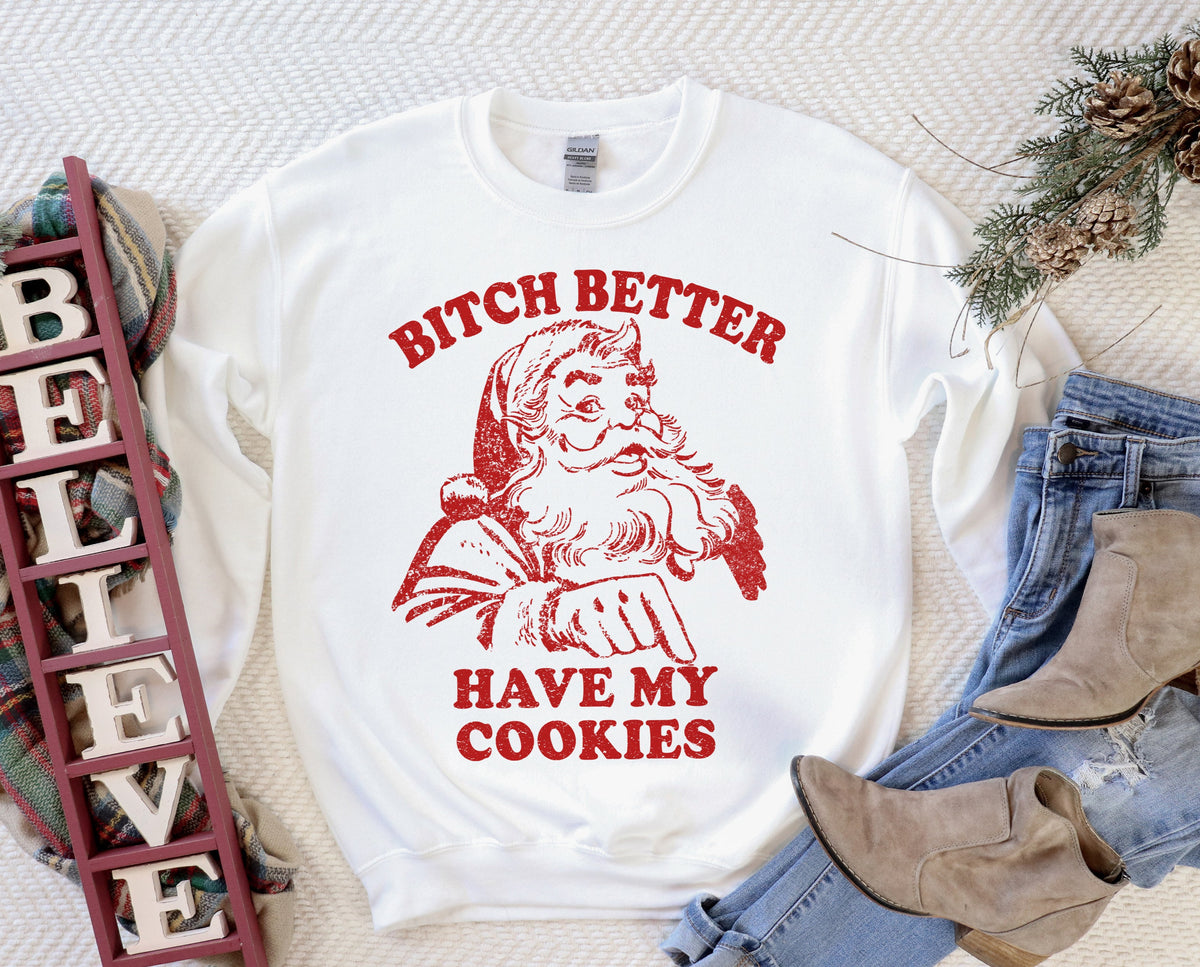 funny naughty santa sweatshirt - HighCiti