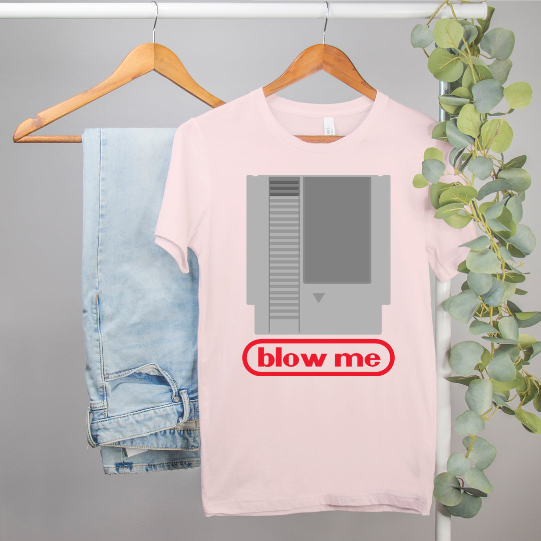funny nintendo shirt that says blow me - HighCiti