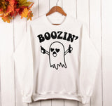 ghost halloween drinking sweater - HighCiti