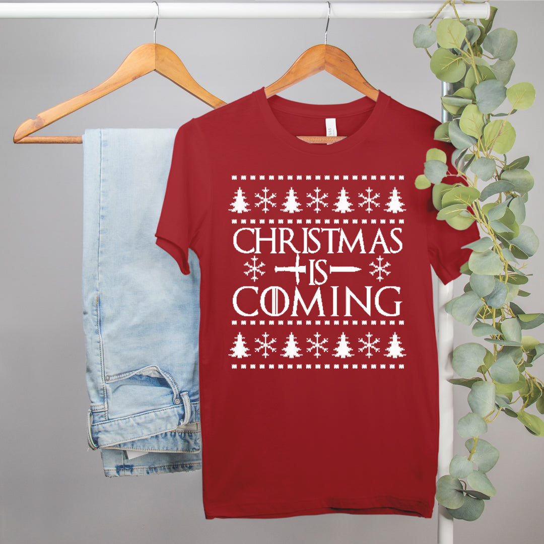 game of thrones christmas shirt that says christmas is coming - HighCiti