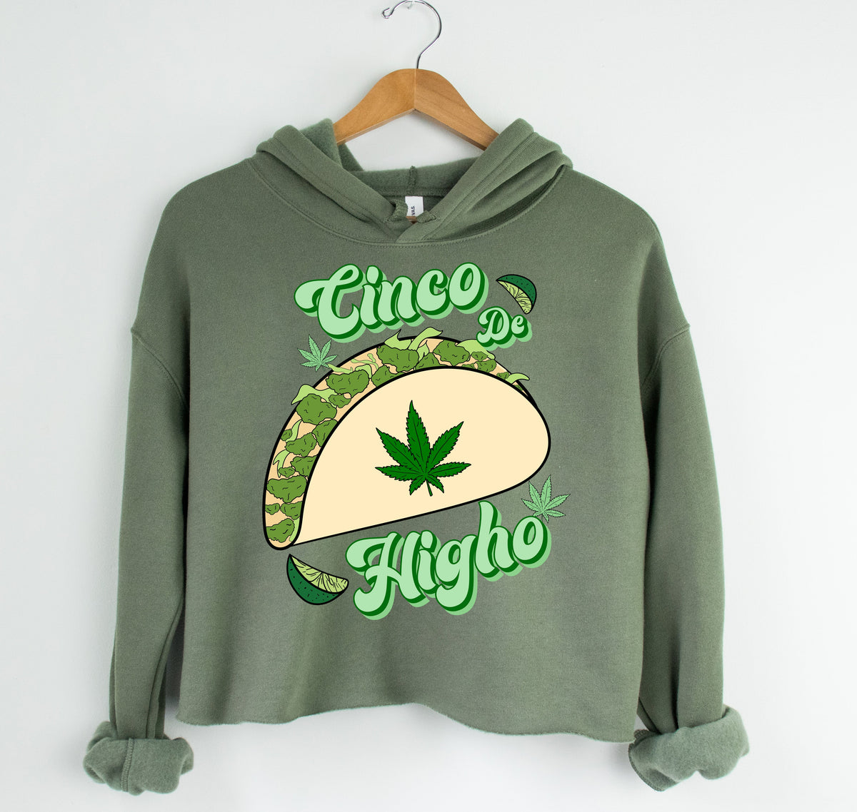cannabis cinco de mayo crop sweater - HighCiti