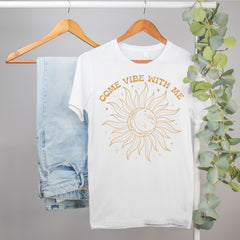 good vibe hippie shirt that says come vibe with me - HighCiti