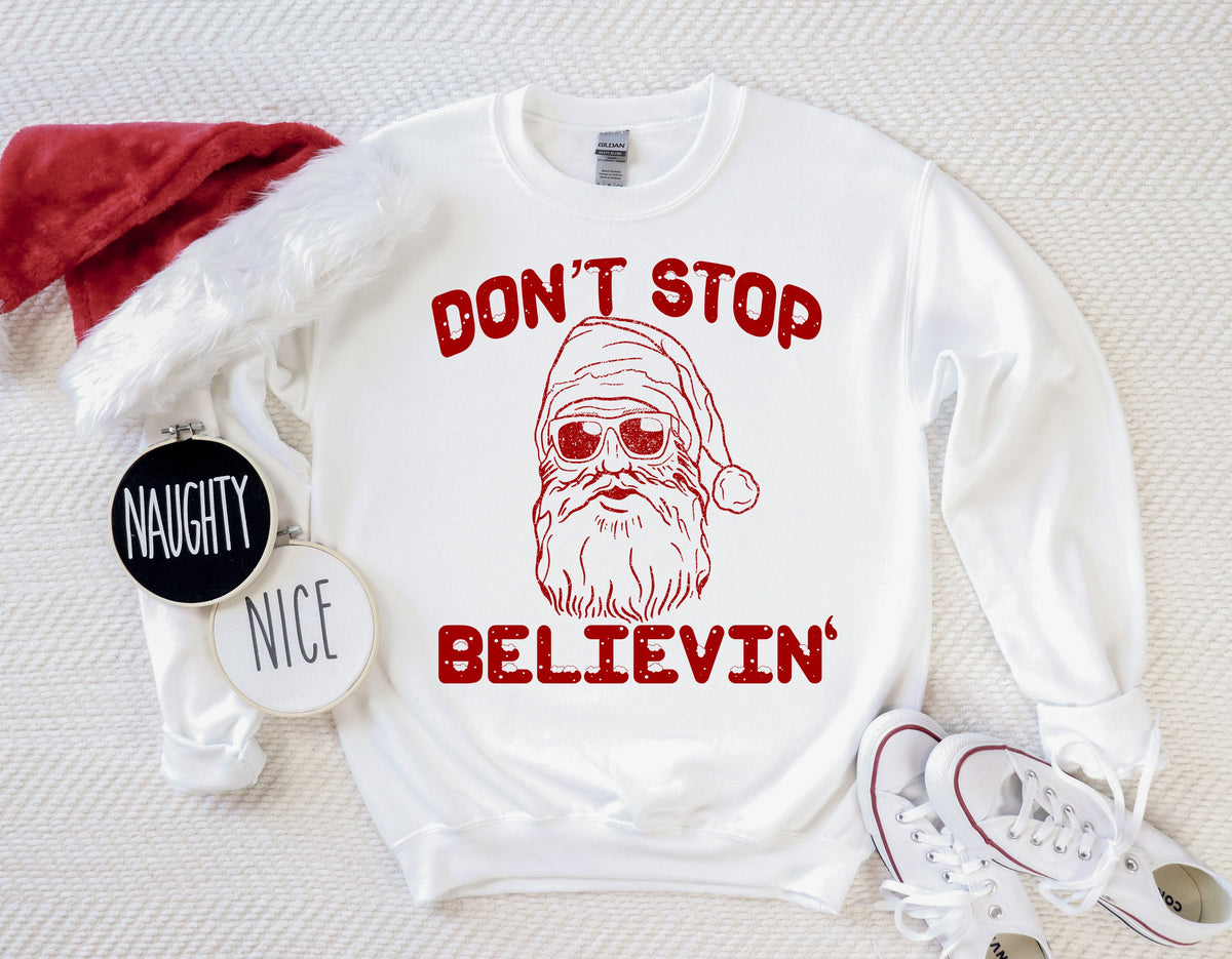 funny santa crewneck sweatshirt - HighCiti