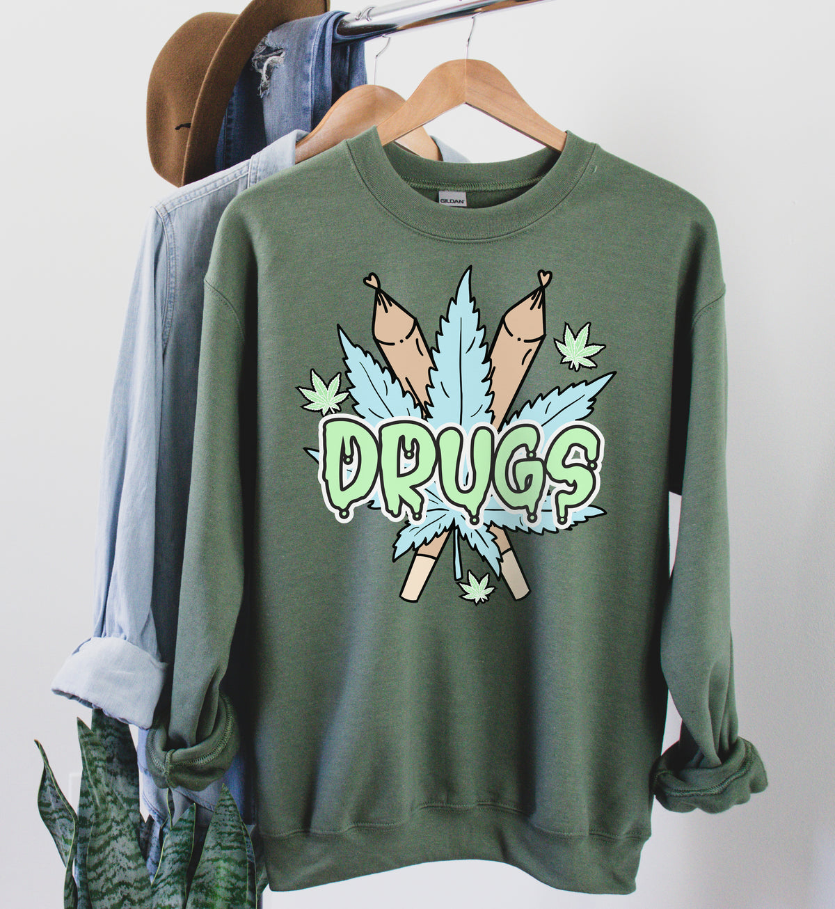 weed sweatshirt - HighCiti