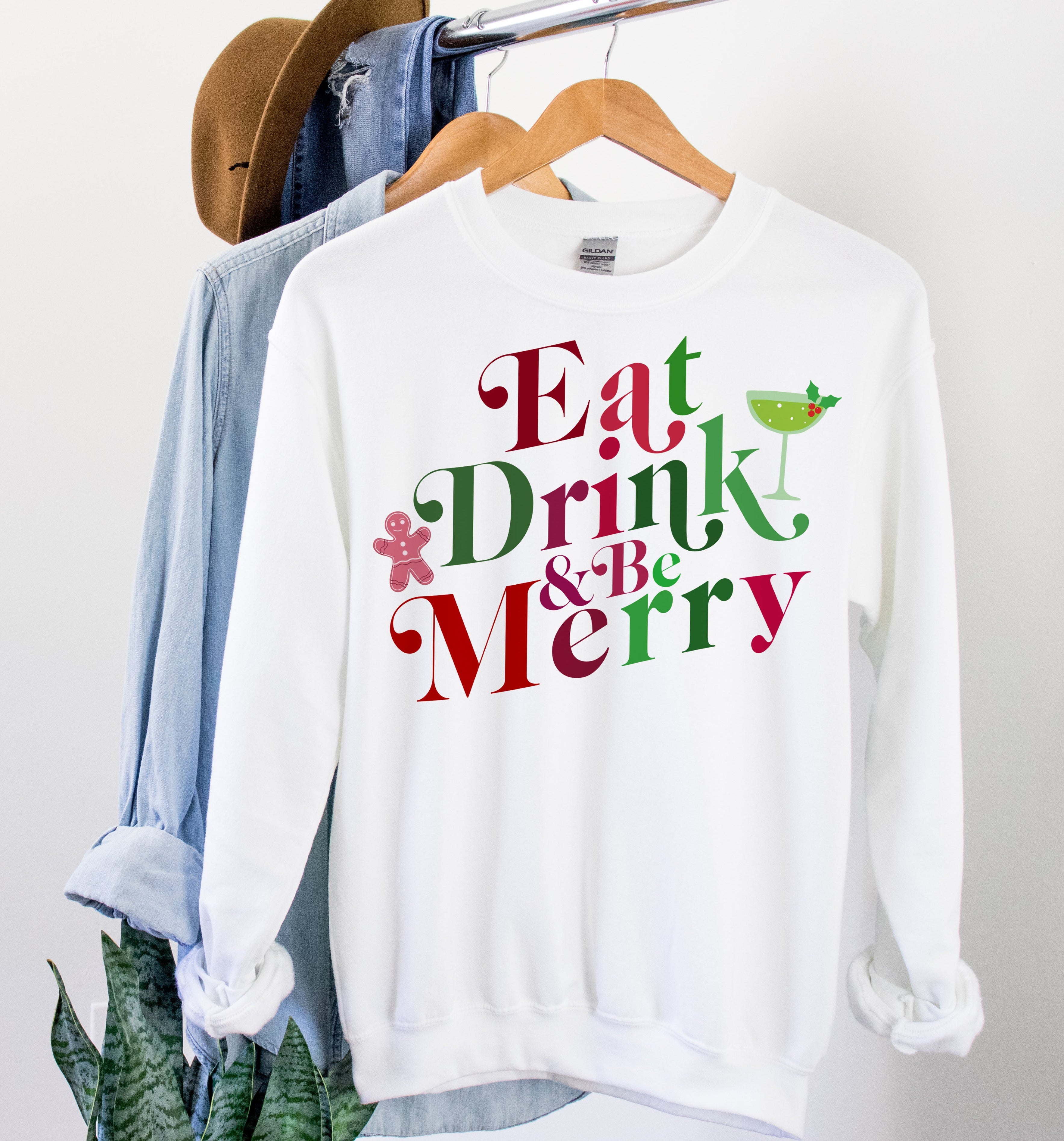 holiday drinking christmas sweatshirt - HighCiti