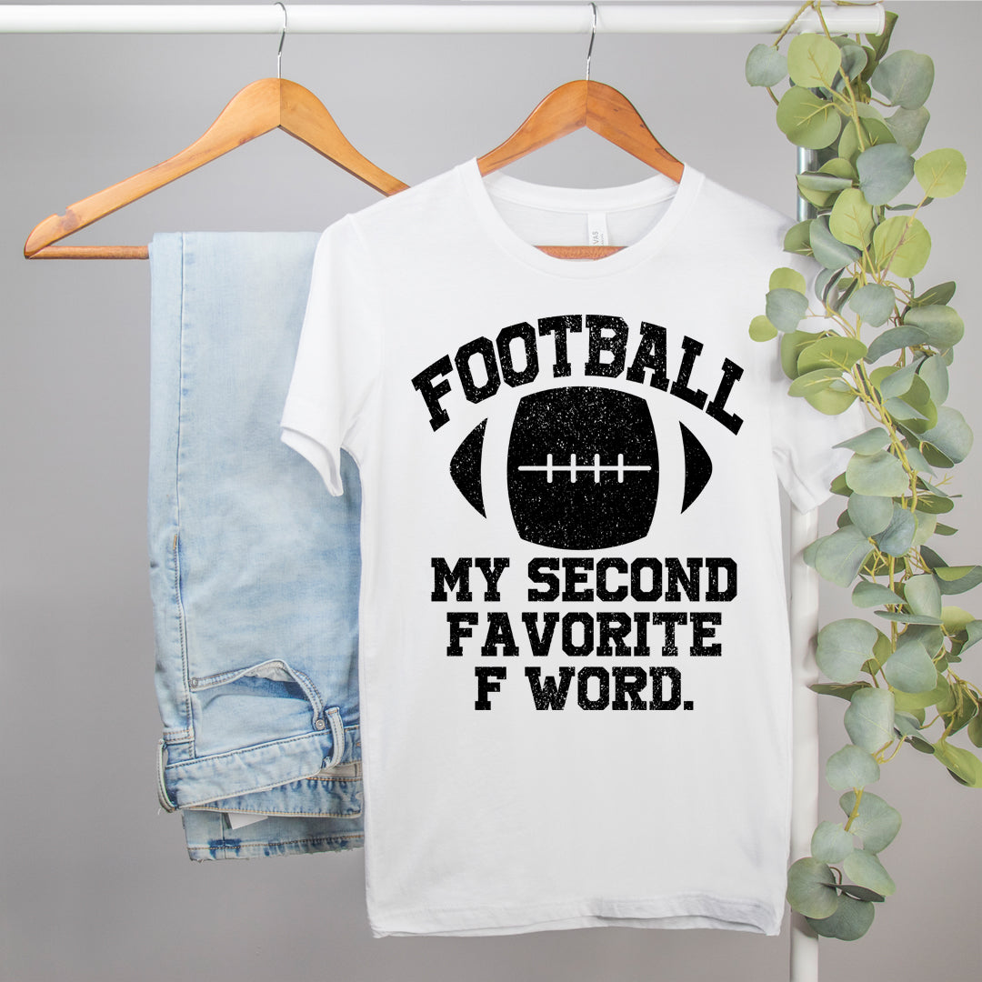 funny football shirt that says football my second favorite f word - HighCiti