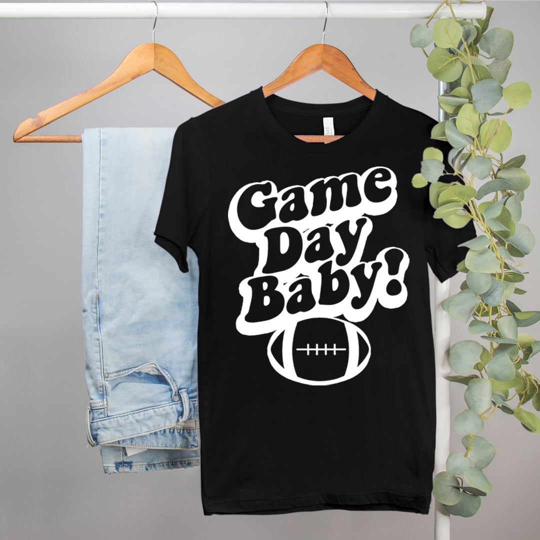 football shirt that says game day baby - HighCiti