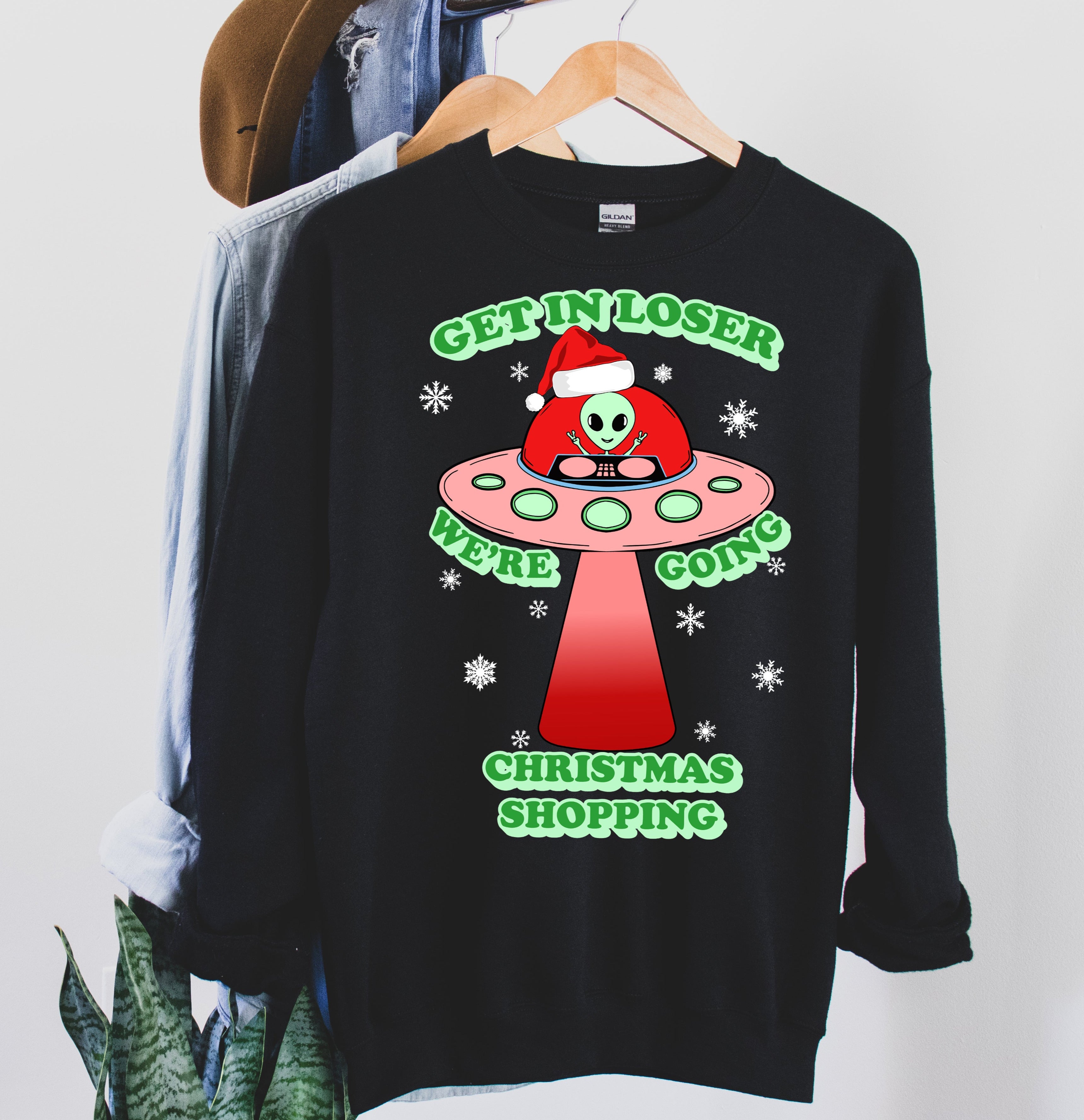 funny alien christmas sweatshirt - HighCiti