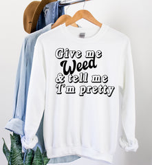 weed girl sweatshirt - HighCiti
