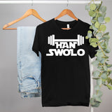 star wars gym shirt that says han swolo - HighCiti
