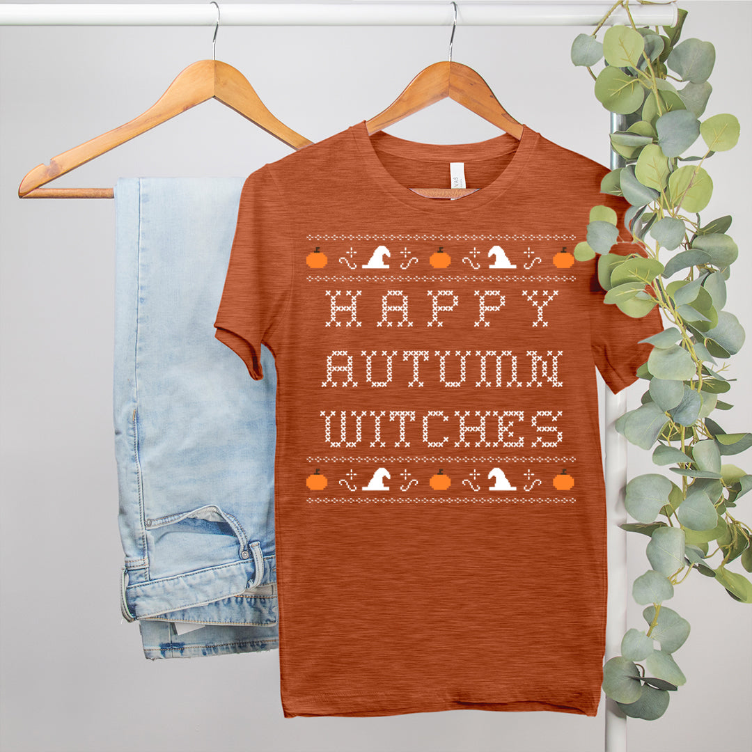halloween shirt that says happy autumn witches - HighCiti