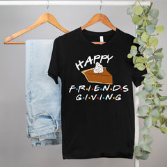thanksgiving t-shirt that says happy friendsgiving - HighCiti