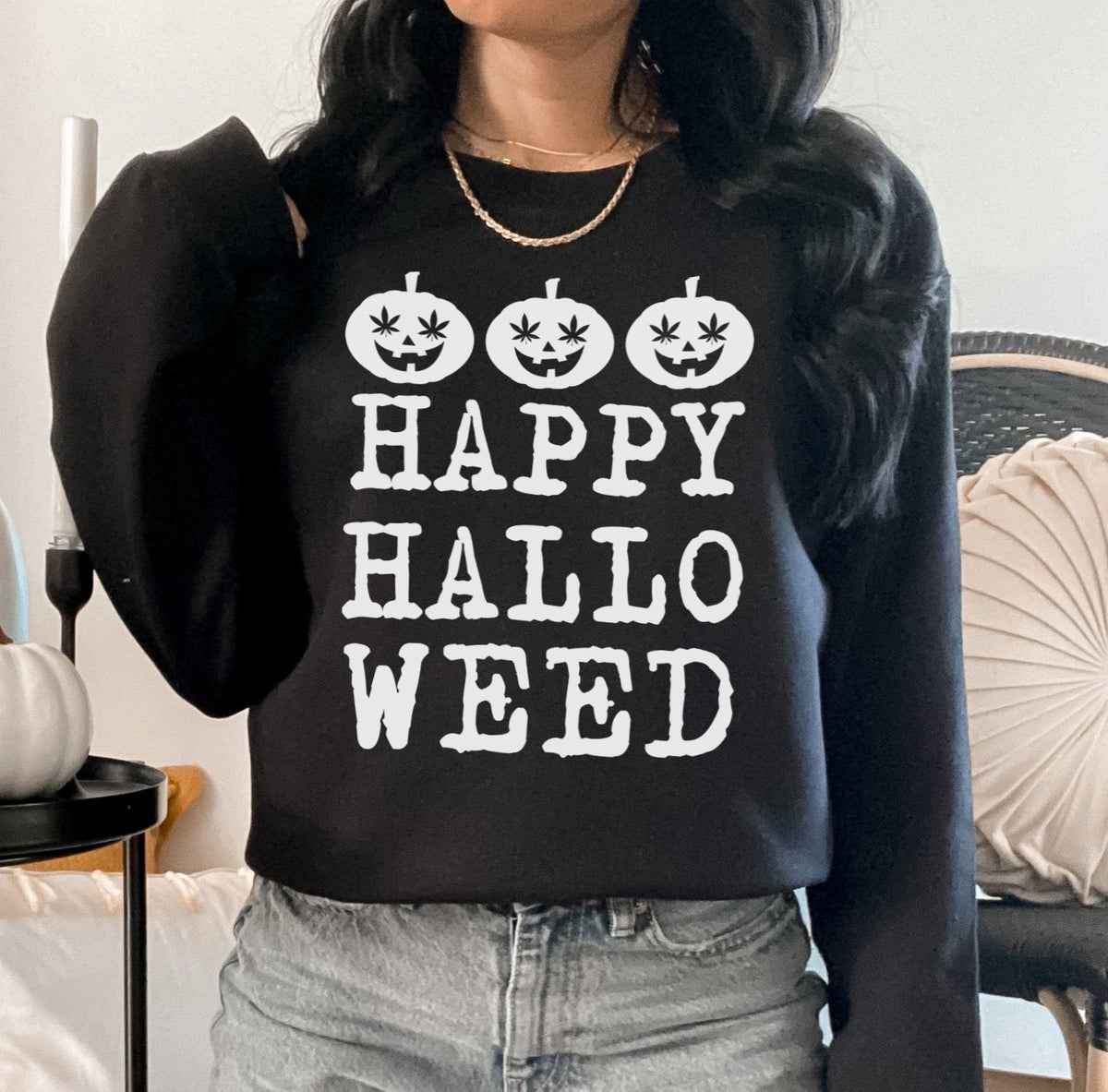 weed halloween sweatshirt - HighCiti