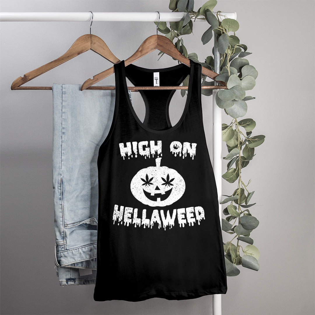 weed halloween women's tank - HighCiti
