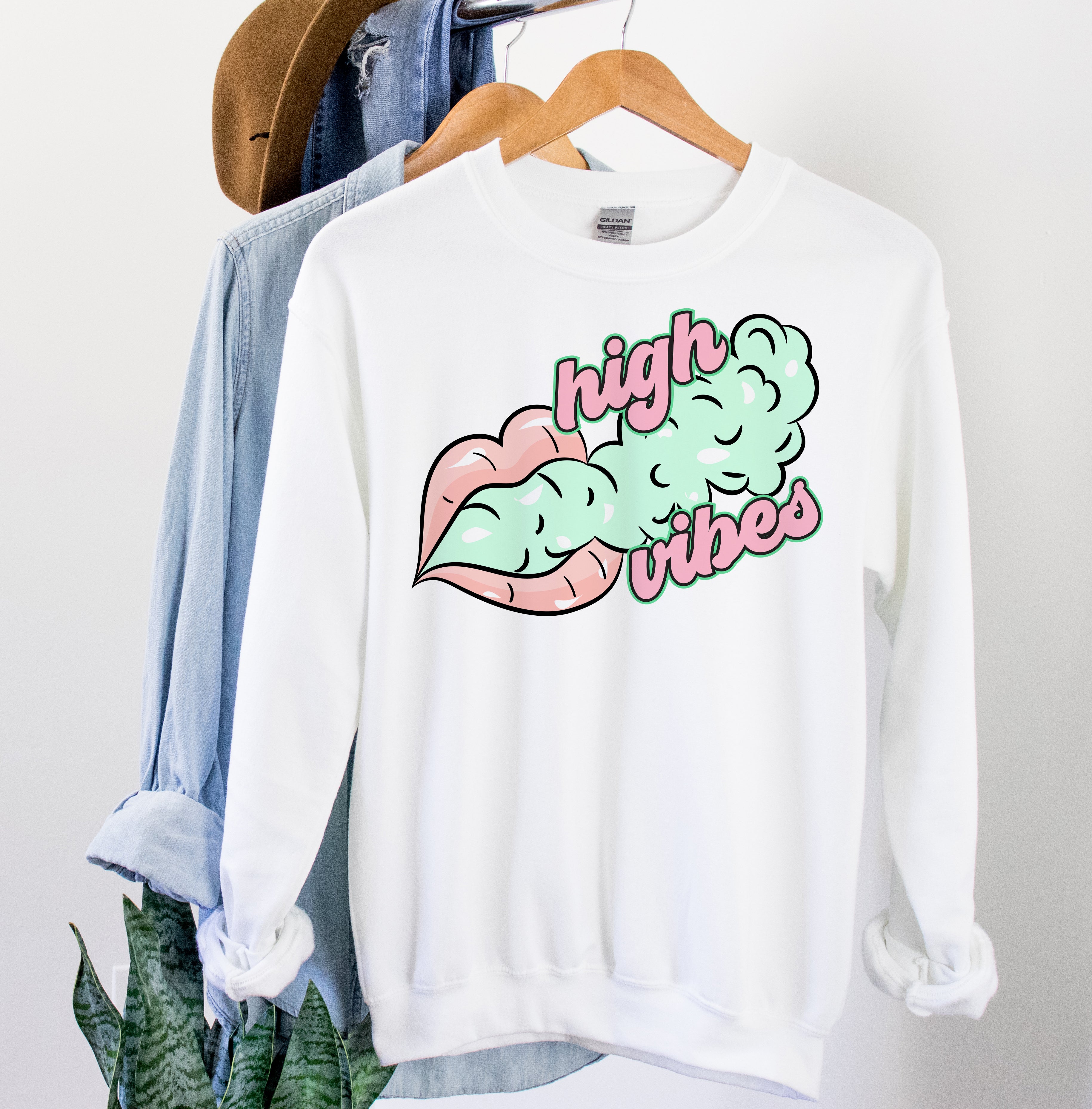 cute cannabis sweatshirt - HighCiti