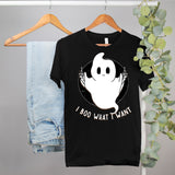 ghost halloween shirt that says i boo what i want - HighCiti