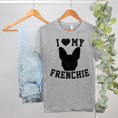 dog owner shirt that says I love my frenchie - HighCiti