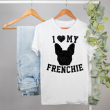 dog owner shirt that says I love my frenchie - HighCiti