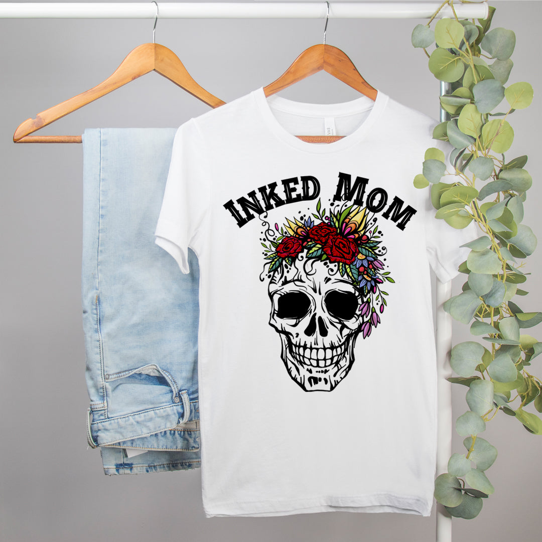 tattoo lover shirt that says Inked mom - HighCiti