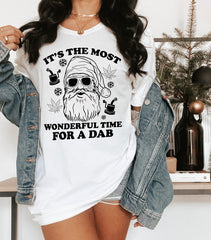 stoner christmas shirt that says It's the most wonderful time for a dab - HighCiti