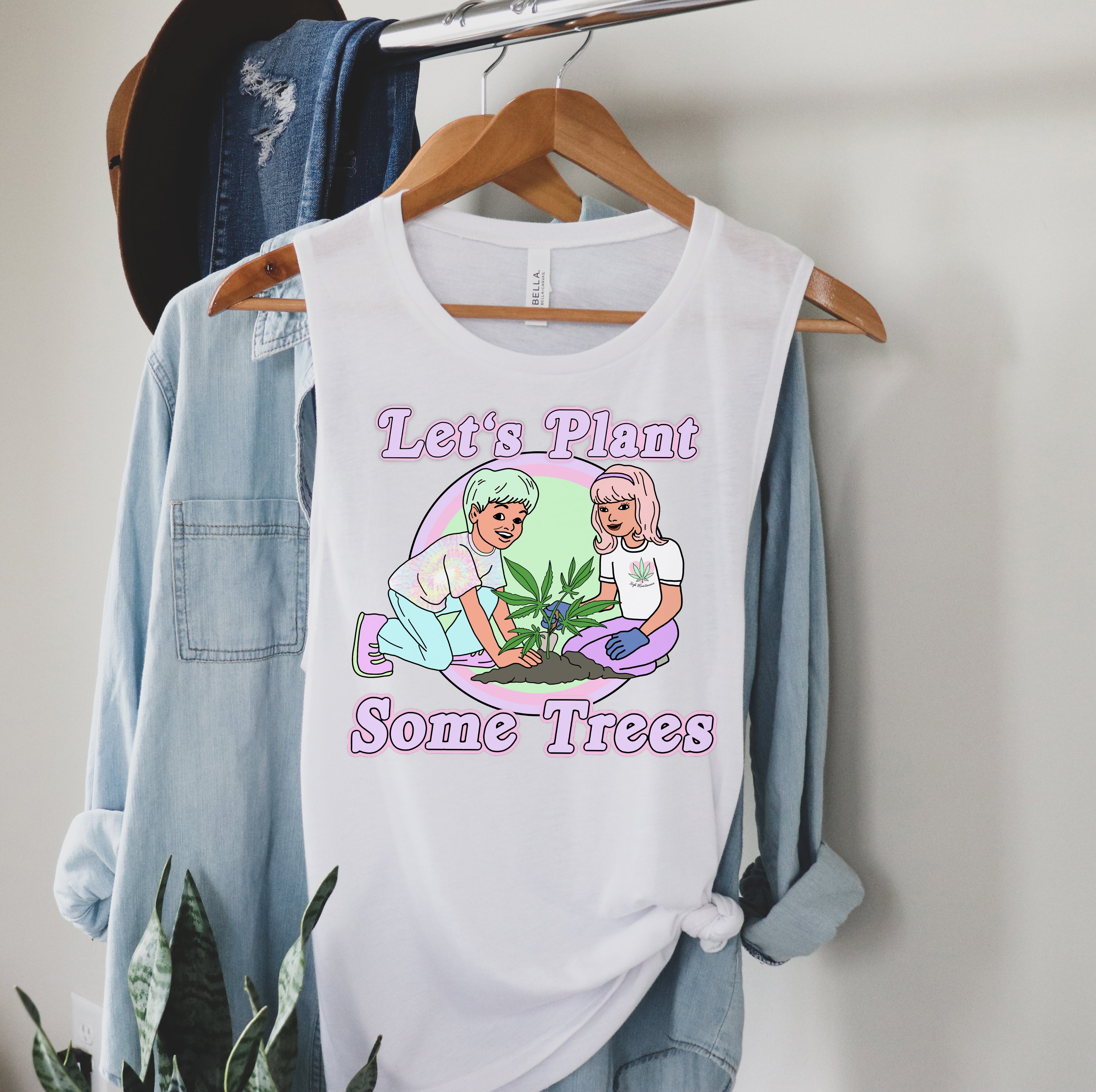 funny cannabis women's tank - HighCiti