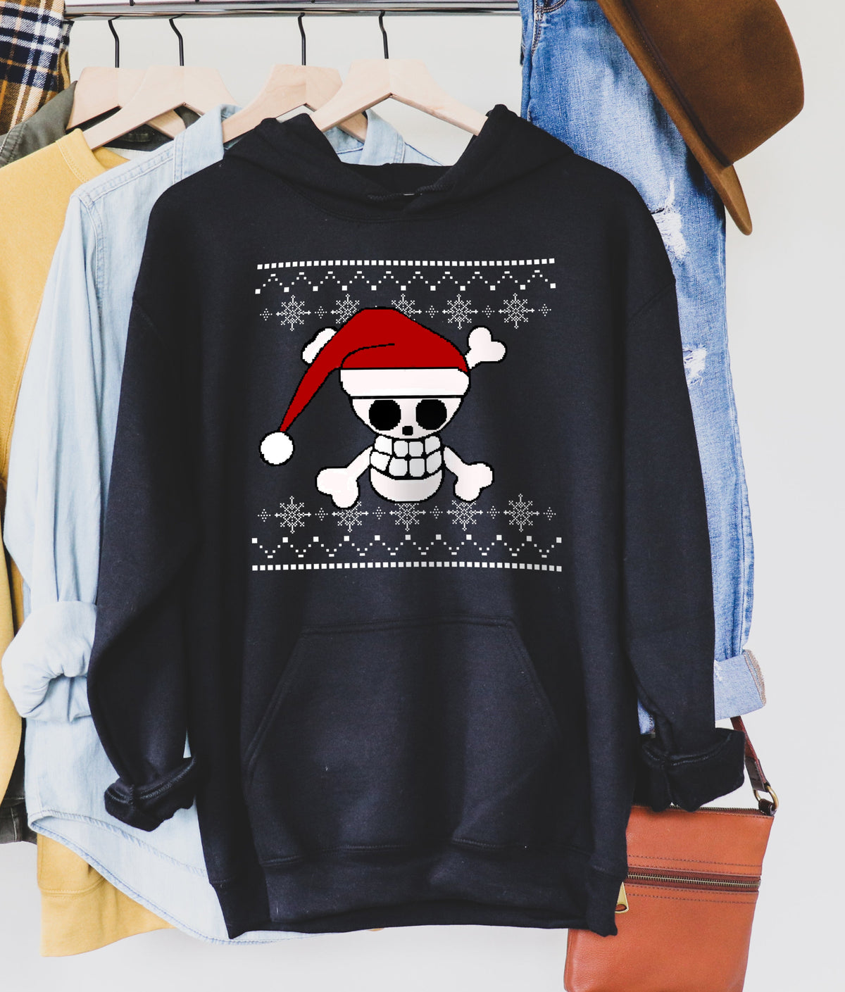 one piece christmas hoodie - HighCiti