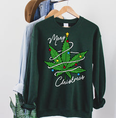 weed christmas sweatshirt - HighCiti