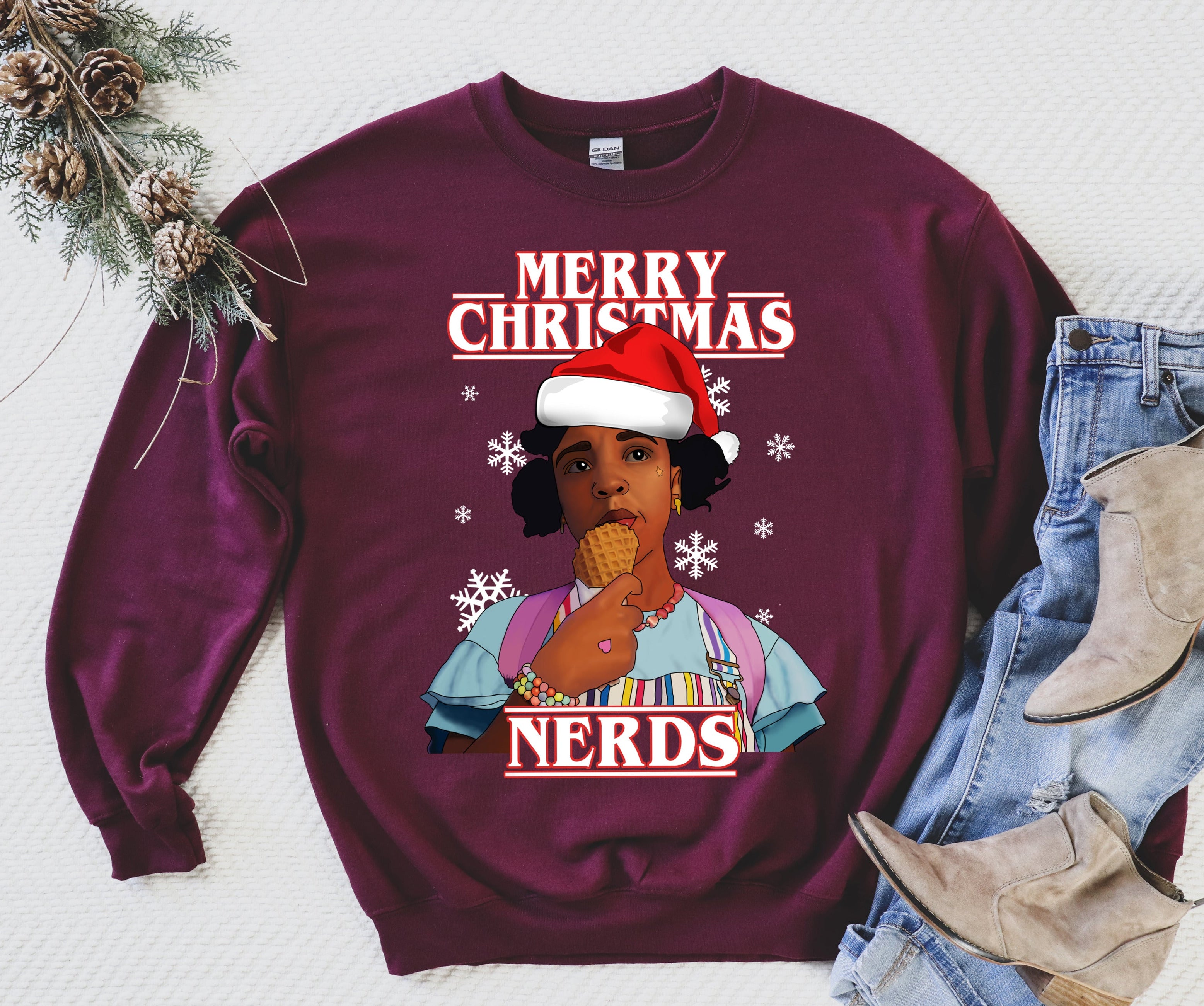 stranger things christmas sweatshirt - HighCiti