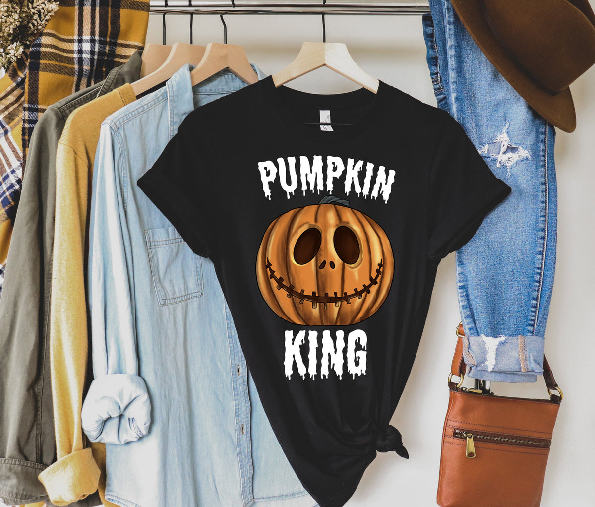 scary pumpkin t-shirt - HighCiti