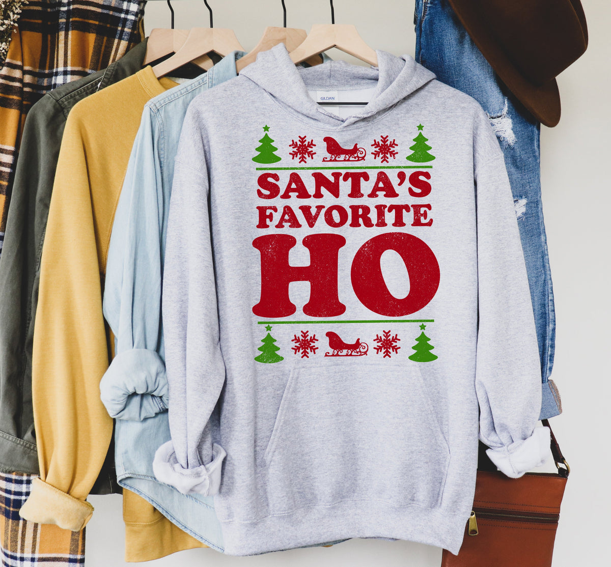 funny santa christmas hoodie - HighCiti