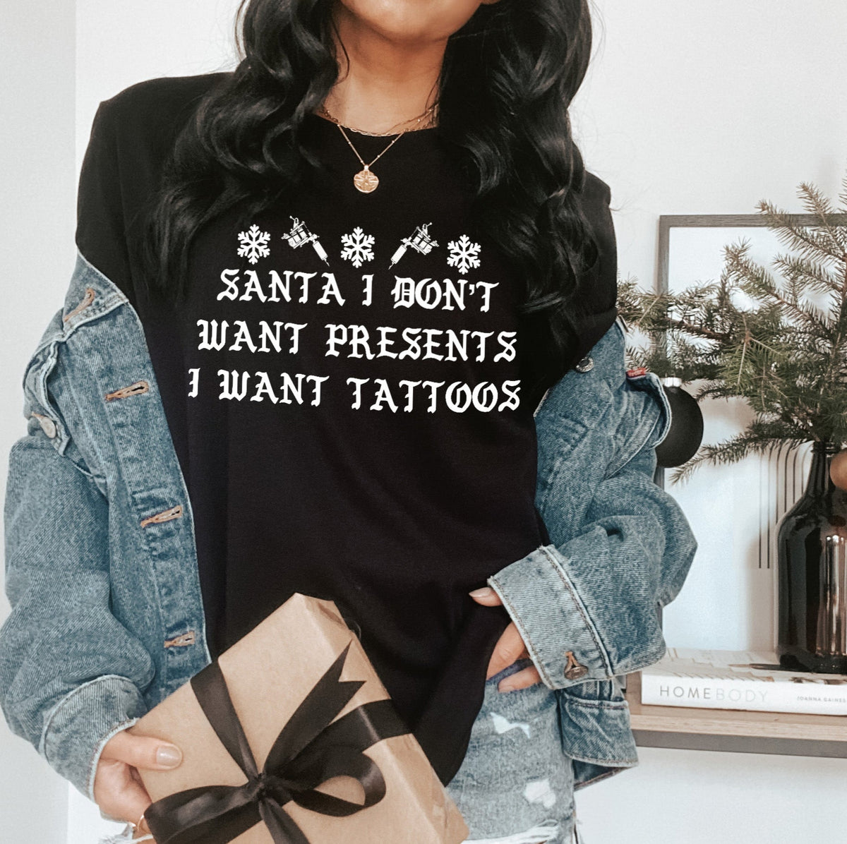 christmas tattoo lover t-shirt - HighCiti