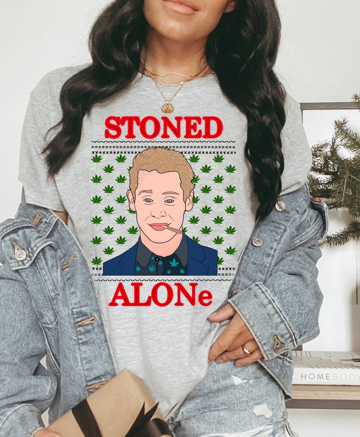 funny stoner christmas tshirt - HighCiti