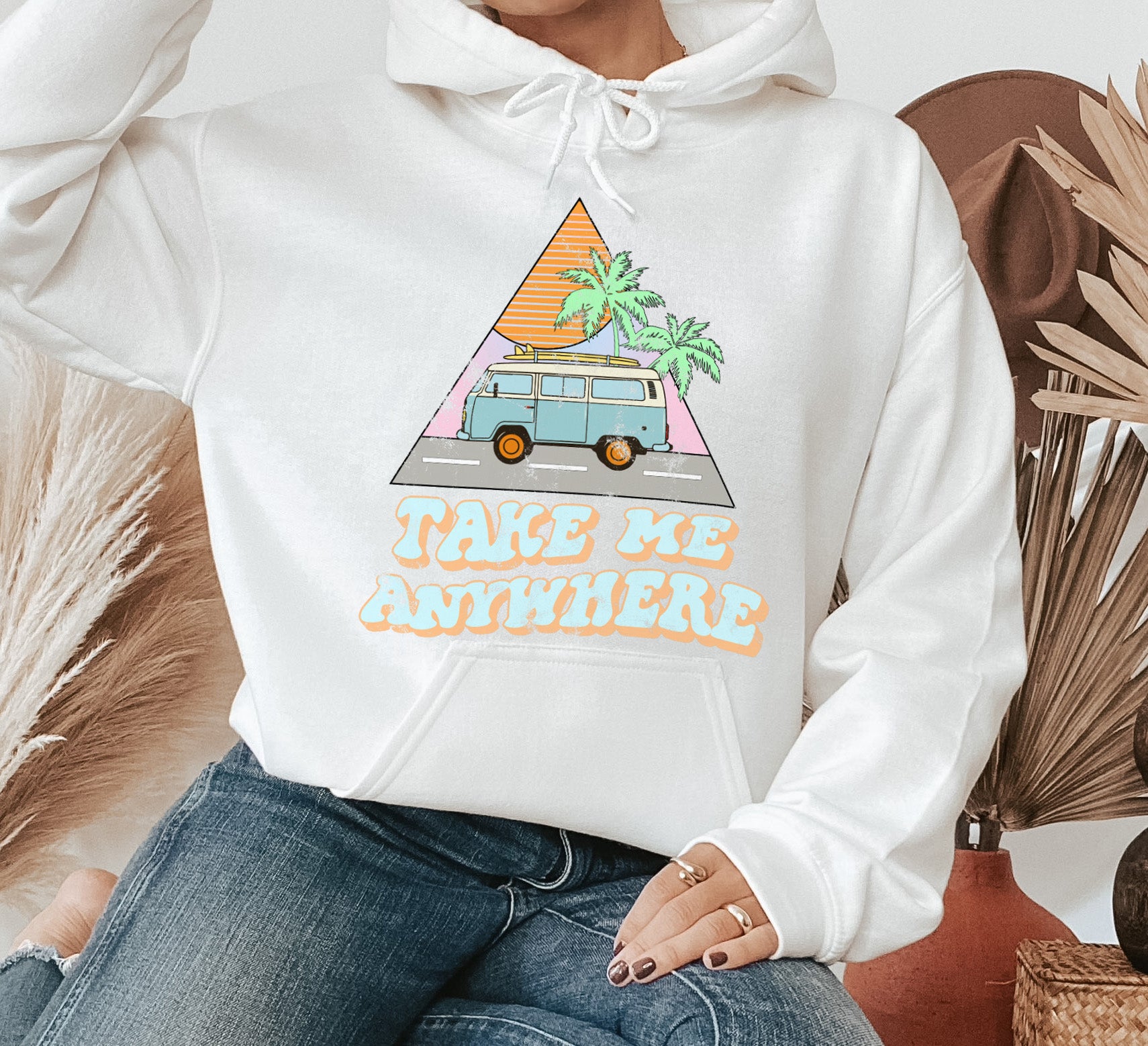 hippie bus road trip hoodie - HighCiti