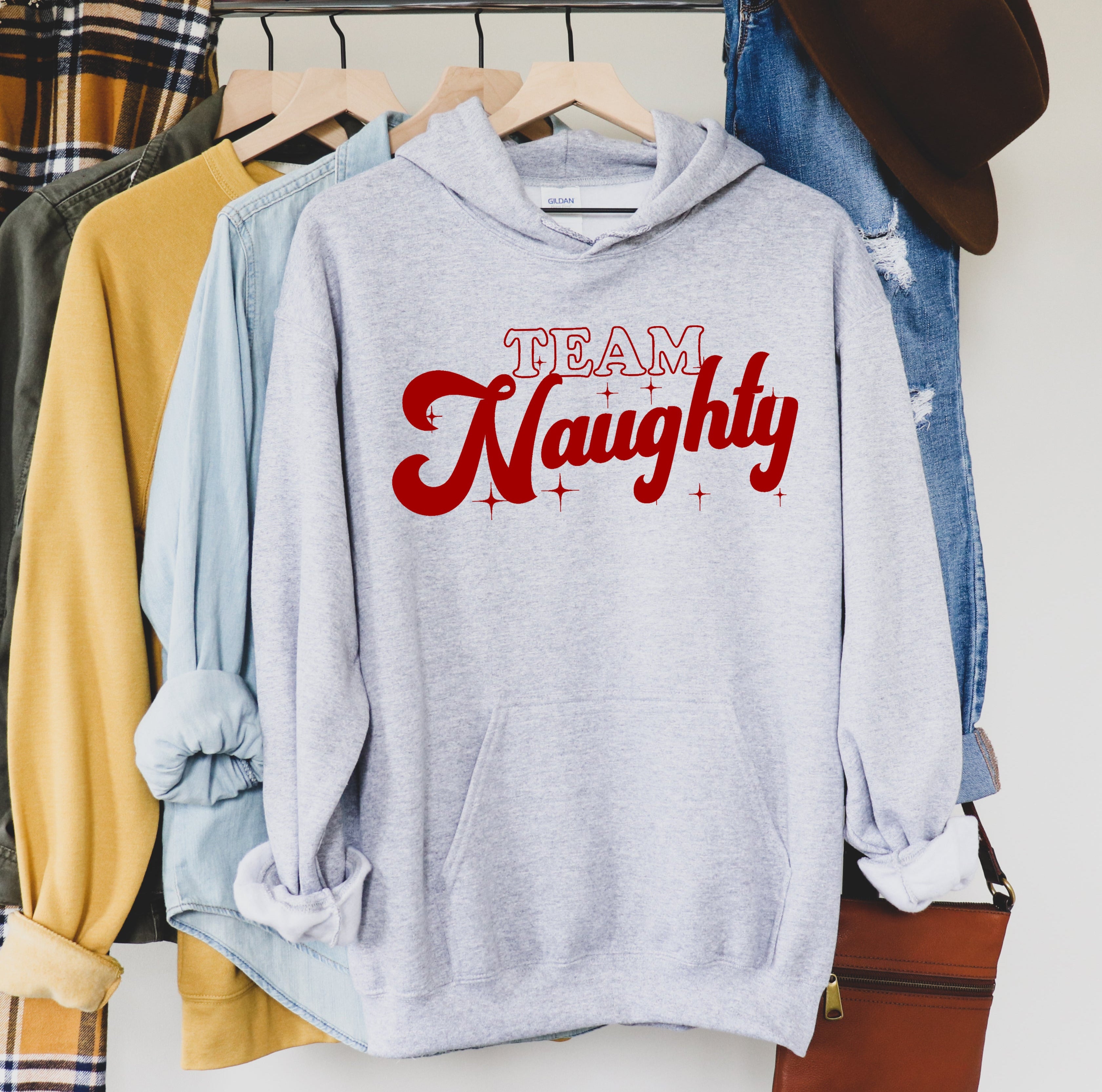 matching naughty christmas hoodie - HighCiti