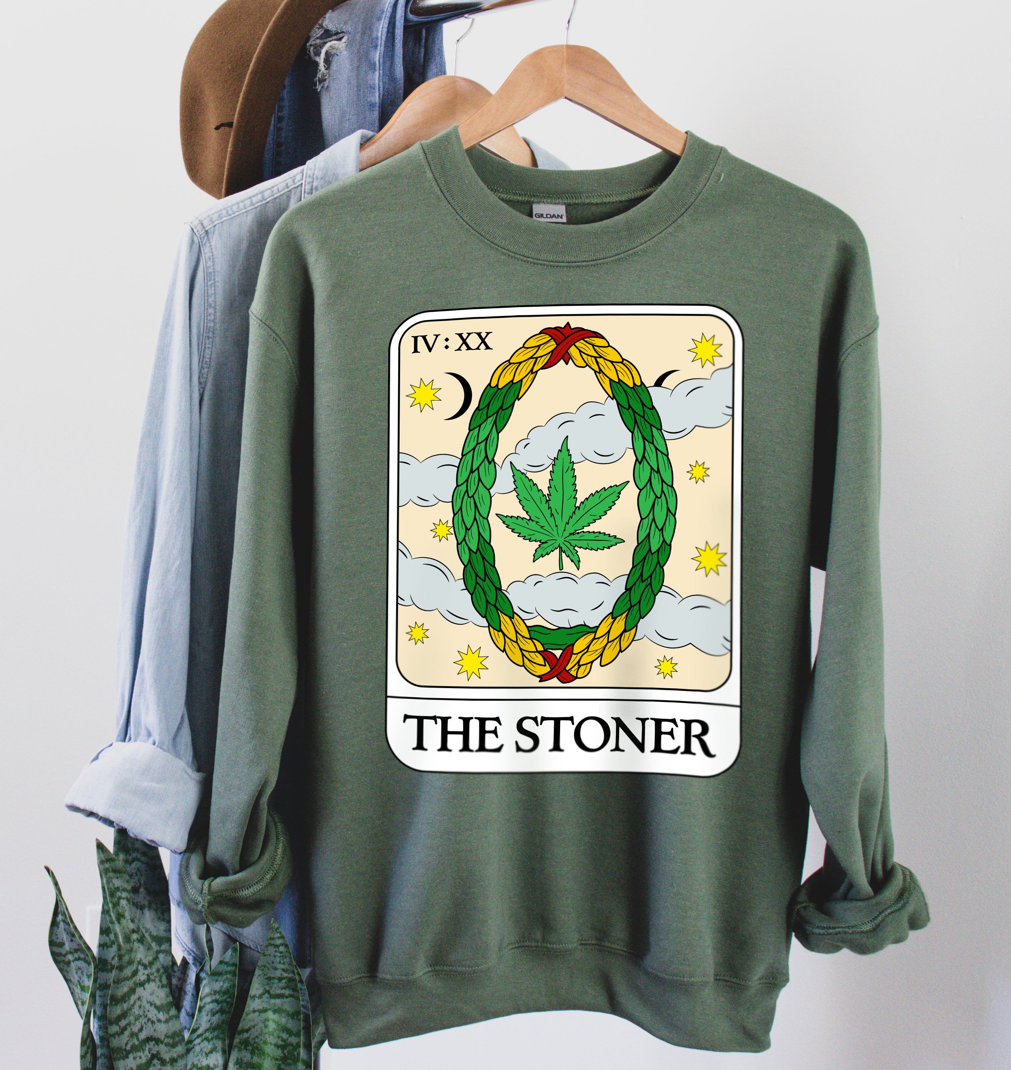 The Stoner Tarot Card Sweatshirt