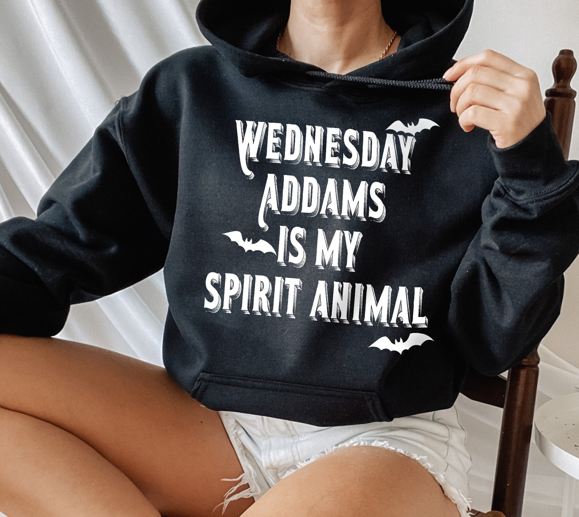Wednesday Addams halloween hoodie - HighCiti