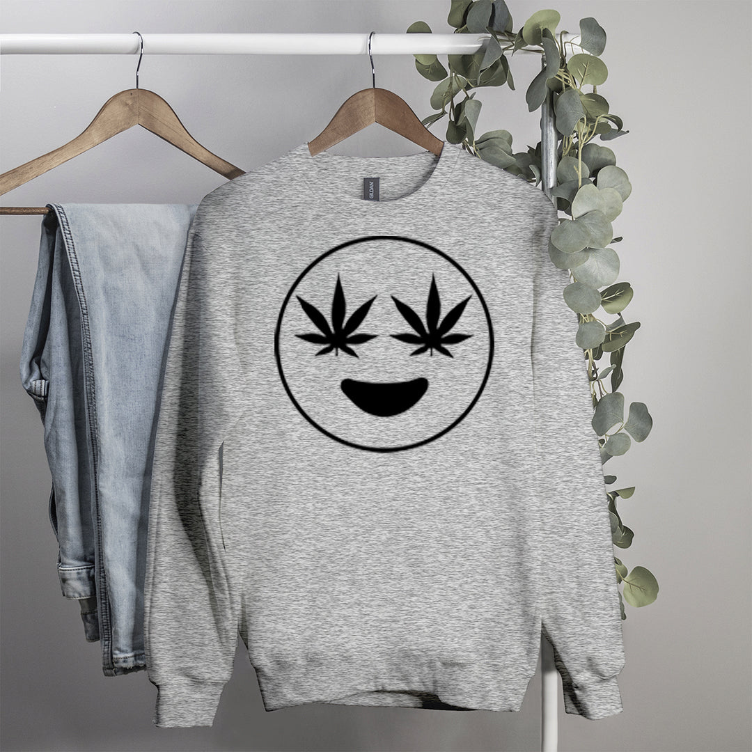 weed emoji sweatshirt - HighCiti
