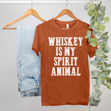 Whiskey Is My Spirit Animal Shirt
