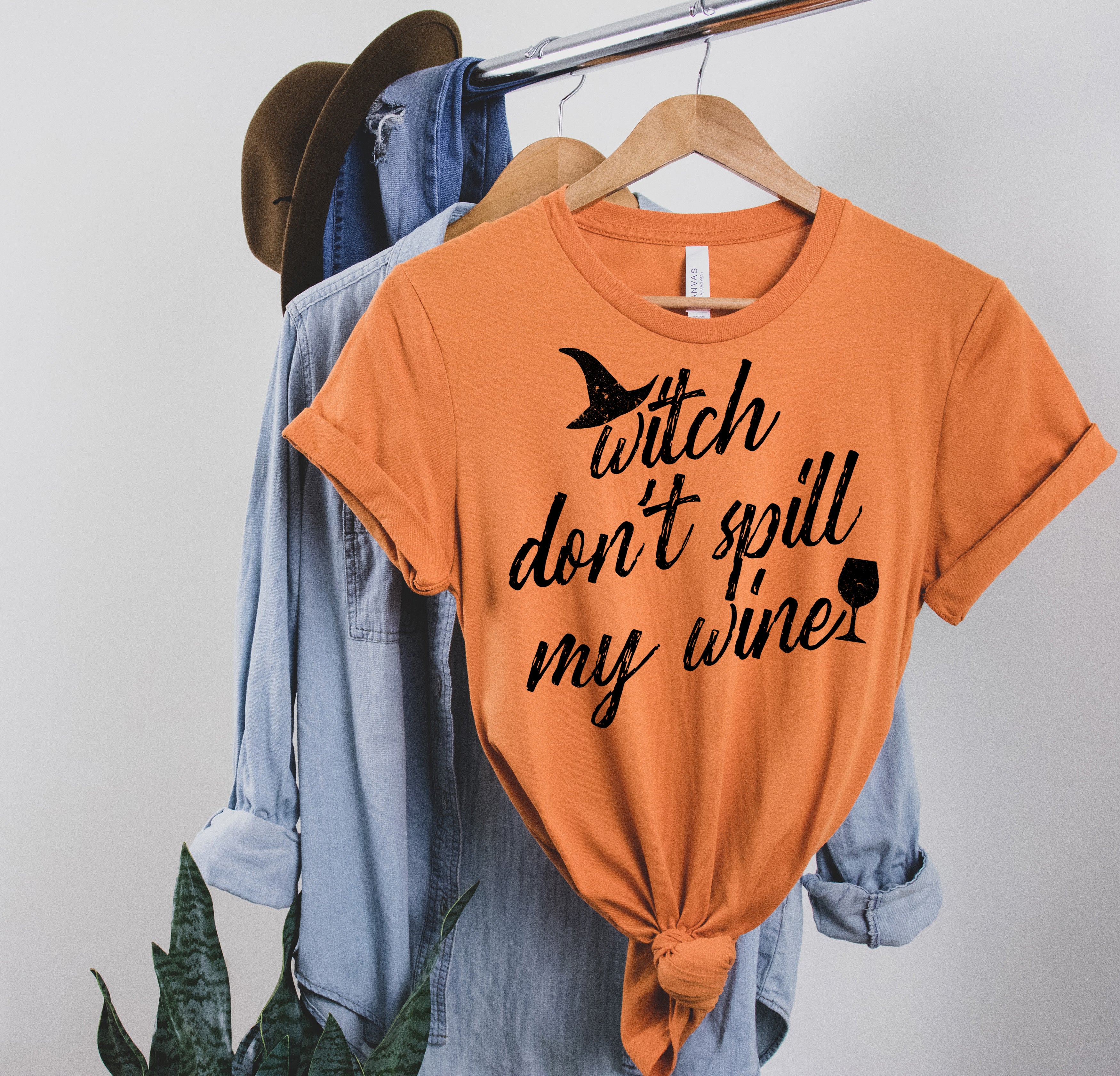 witches drinking wine halloween shirt - HighCiti