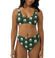 Forest bikini with a jar of weed - HighCiti