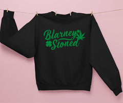 Black sweatshirt that says blarney stoned - HighCiti