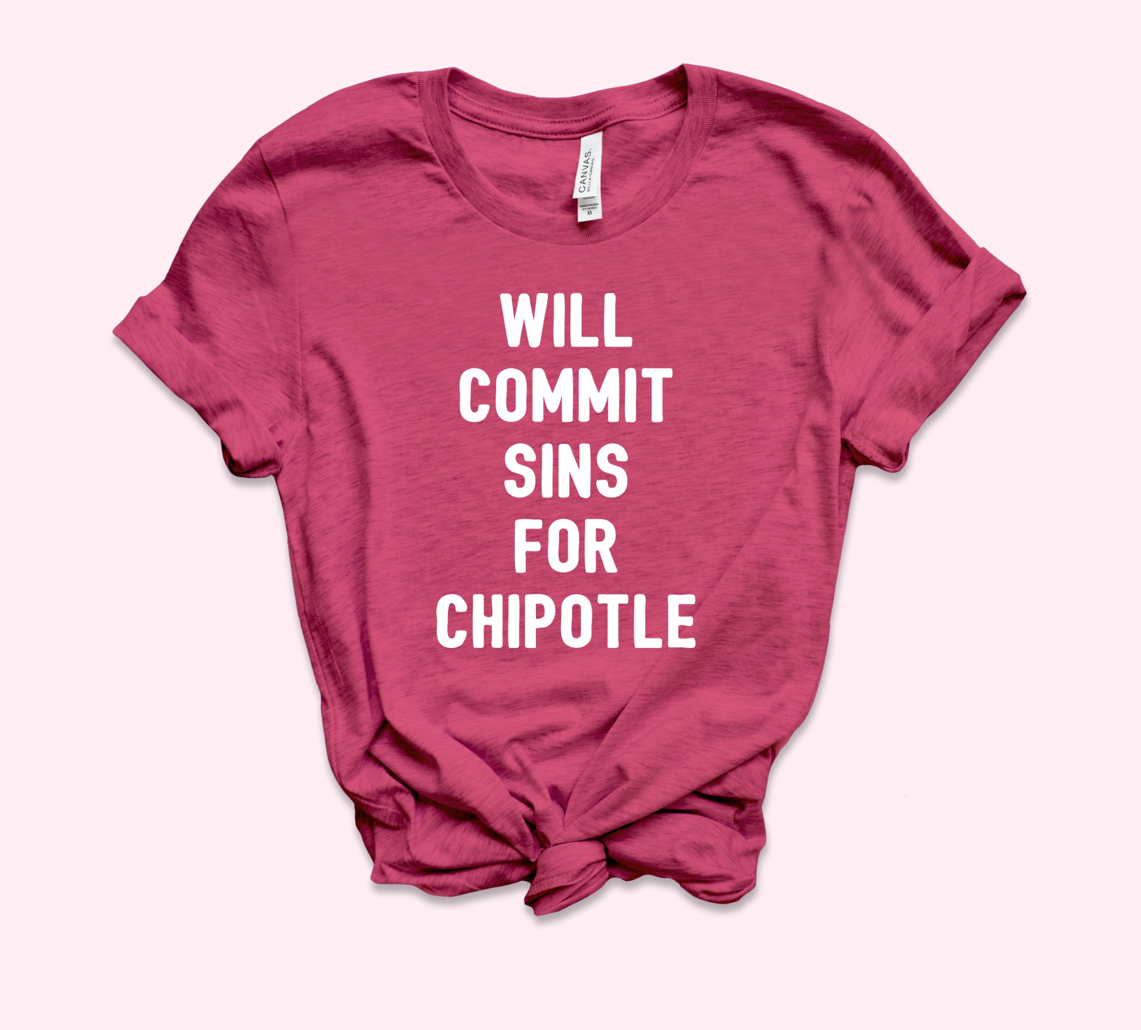 Will Commit Sins For Chipotle Shirt - HighCiti