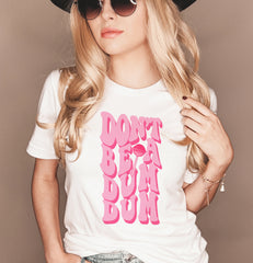 White shirt with a sucker that says don't be a dum dum - HighCiti