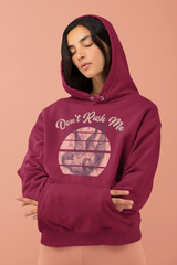 Maroon hoodie with a sloth that says don't rush me - HighCiti